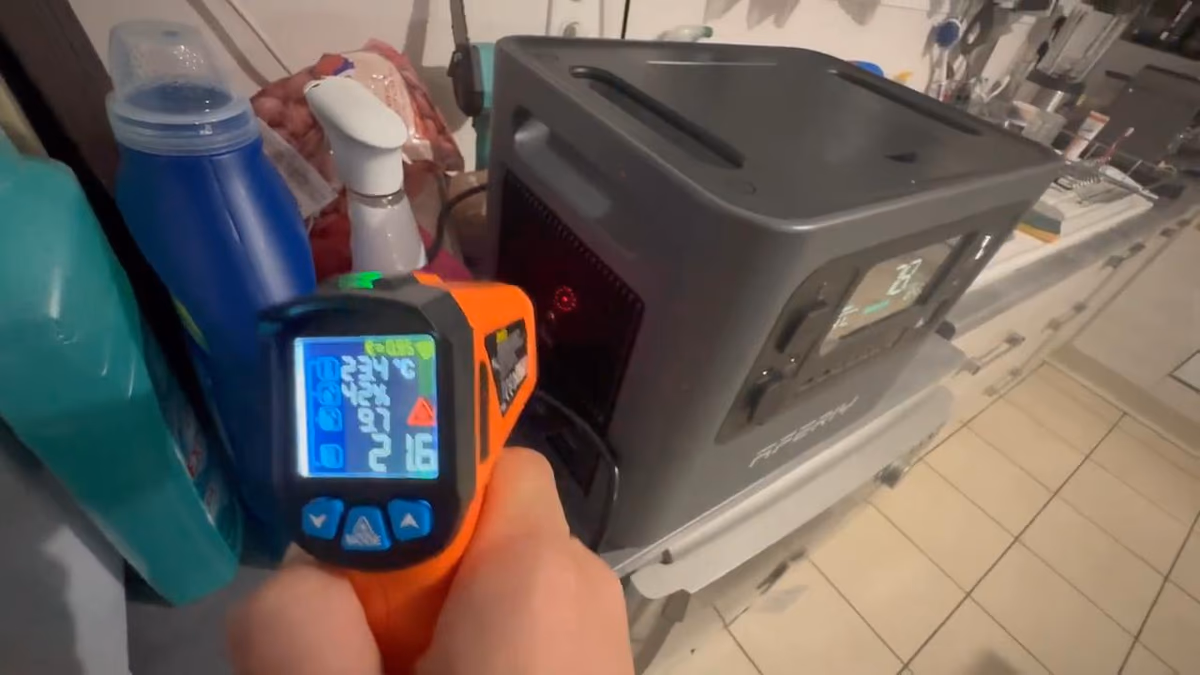 Pas d'emission de chaleur sous forte charge