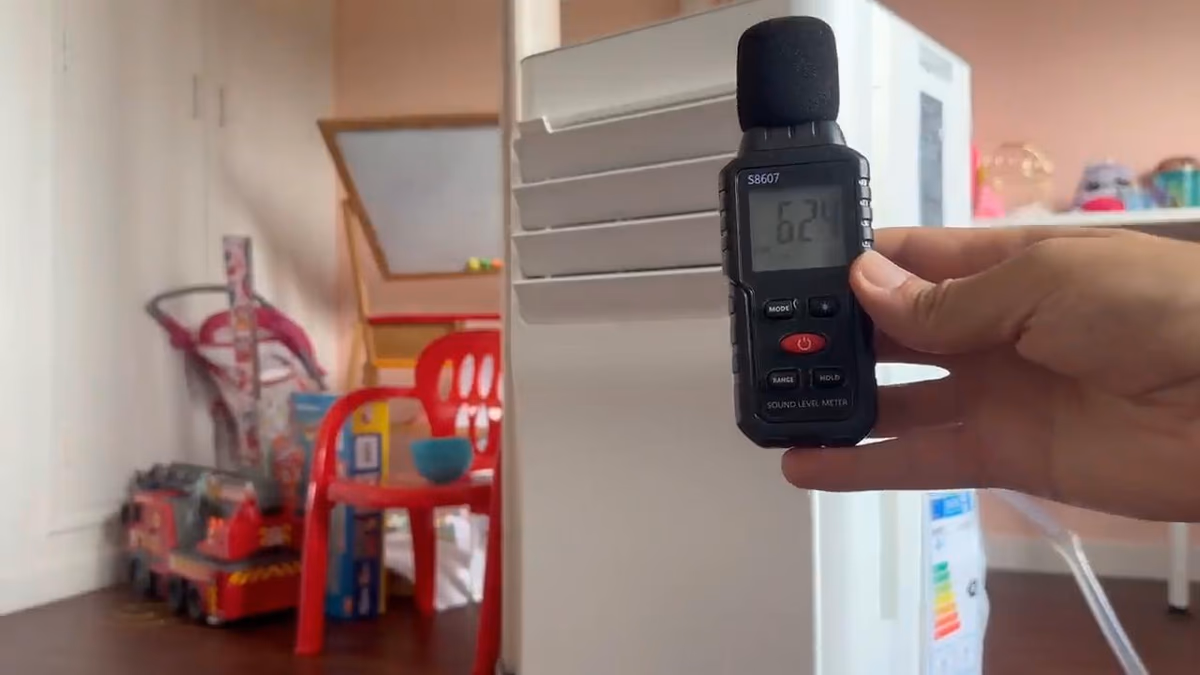 Test sonore du Comfee Breezy Cool a 62 dB